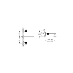 Vitra Origin 3 Rozetli Ankastre Lavabo Bataryası A42582 Hemen Al