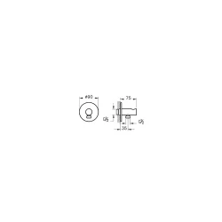 Vitra Origin Ankastre Mat Siyah El Duşu Çıkışı A4262536WTC Hemen Al