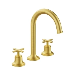 Vitra Origin Classic 3 Delikli Fırçalanmış Altın Lavabo Bataryası A4289125 Hemen Al