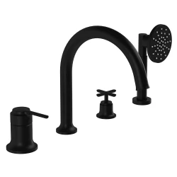 Vitra Origin Classic 4 Delikli Mat Siyah Küvet Bataryası A4290036 Hemen Al