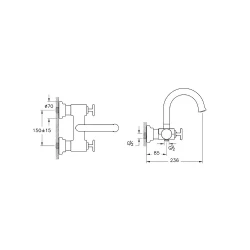 Vitra Origin Classic Mat Siyah Banyo Bataryası A4289336 Hemen Al