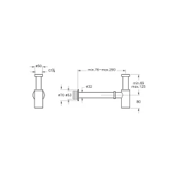 Vitra Origin Classic T Tipi Fırçalanmış Altın Lavabo Sifonu A4512325 Hemen Al