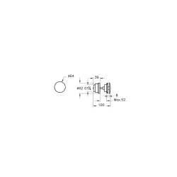 Vitra Origin Classic Universal Sabit Yuvarlak Fırçalanmış Altın Lavabo Süzgeci A4514825 Hemen Al