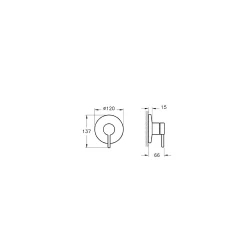 Vitra Origin Fırçalanmış Nikel Ankastre Duş Bataryası A4262134 Hemen Al