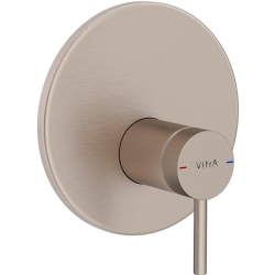Vitra Origin Fırçalanmış Nikel Ankastre Mekanik Banyo Bataryası - A4282334