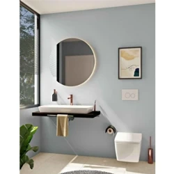 Vitra Origin Fırçalı Soft Bakır Yerden Tuvalet Fırçalığı A4489329 Hemen Al