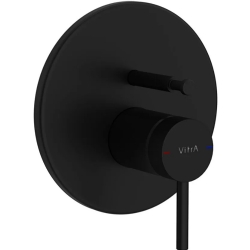 Vitra Origin Mat Siyah Ankastre Mekanik Banyo Bataryası - A4282236