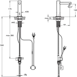 Vitra Origin Temassız Elektrikli Tek Su Girişli Soft Bakır Lavabo Bataryası - A4721529 Hemen Al