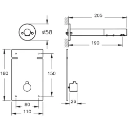 Vitra Origin Temassız Soft Bakır Ankastre Lavabo Bataryası - A4711129 Hemen Al