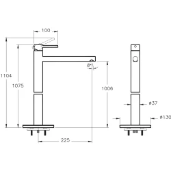 Vitra Origin Soft Bakır Yerden Lavabo Bataryası - A4266329 Hemen Al