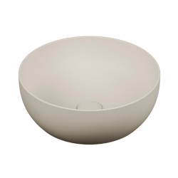 Vitra Outline 40x40 Cm Yuvarlak Mat Bej Çanak Lavabo 5992B420-0016