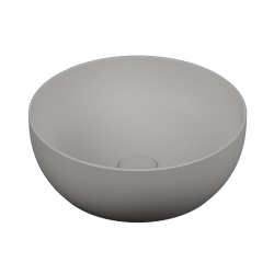 Vitra Outline 40x40 Cm Yuvarlak Mat Taş Gri Çanak Lavabo 5992B476-0016