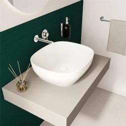 Vitra Outline 45x41 Cm Dikdörtgen Mat Beyaz Çanak Lavabo 5994B401-0016 Hemen Al