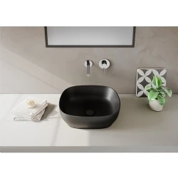 Vitra Outline 45x41 Cm Dikdörtgen Mat Siyah Çanak Lavabo 5994B483-0016 Hemen Al