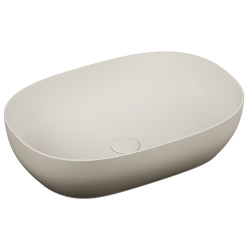 Vitra Outline 60x40 Cm Oval Mat Bej Çanak Lavabo 5995B420-0016