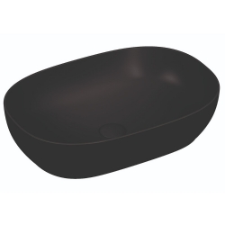 Vitra Outline 60x40 Cm Oval Mat Siyah Çanak Lavabo 5995B483-0016