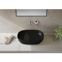 Vitra Outline 60x40 Cm Oval Mat Siyah Çanak Lavabo 5995B483-0016 Hemen Al