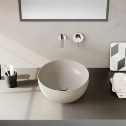 Vitra Outline Recycled 41 Cm Yuvarlak Mat Bej Çanak Lavabo - 7992B066-0016 Hemen Al