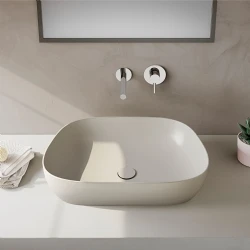 Vitra Outline Recycled 63x42 Cm Tv Şekilli Mat Bej Çanak Lavabo - 7993B066-0016 Hemen Al