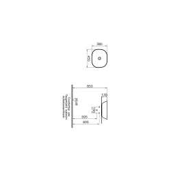 Vitra Plural 45x38 Cm Oval Mat Bej Çanak Lavabo 7810B420-0016 Hemen Al
