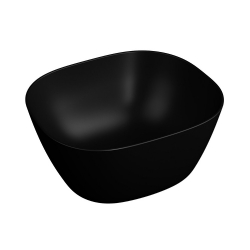 Vitra Plural 45x38 Cm Oval Mat Siyah Çanak Lavabo 7811B483-0016