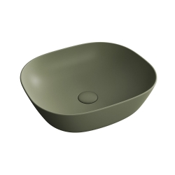 Vitra Plural 45x38 Cm Oval Mat Yosun Yeşili Çanak Lavabo 7810B475-0016