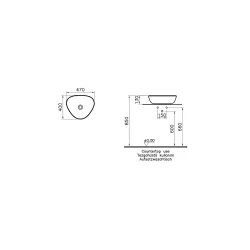 Vitra Plural 45x40 Cm Üçgen Mat Terra Rosa Çanak Lavabo 7812B477-0016 Hemen Al