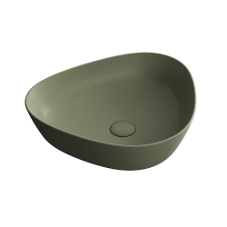 Vitra Plural 45x40 Cm Üçgen Mat Yosun Yeşili Çanak Lavabo 7812B475-0016