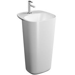Vitra Plural 50x53 Cm Mat Beyaz Monoblok Lavabo 7814B401-0041