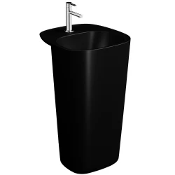 Vitra Plural 50x53 Cm Mat Siyah Monoblok Lavabo 7814B483-0041 Hemen Al