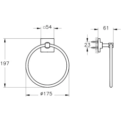 Vitra Root Halka Mat Siyah Havluluk - A4480236 Hemen Al