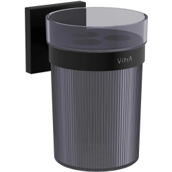 Vitra Root Mat Siyah Diş Fırçalığı - A4480636