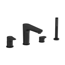 Vitra Root Round 4 Delikli Mat Siyah Küvet Bataryası A4274336 Hemen Al