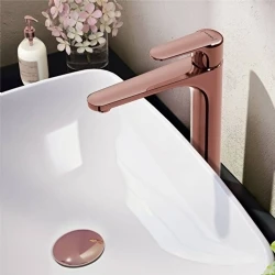 Vitra Root Round Soft Bakır Yüksek Lavabo Bataryası A4270729 Hemen Al