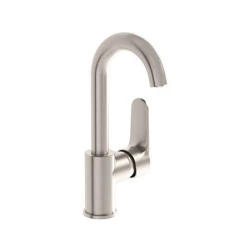 Vitra Root Round Döner Borulu Fırçalanmış Nikel Lavabo Bataryası A4275434 Hemen Al