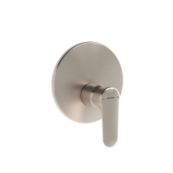 Vitra Root Round Fırçalanmış Nikel Ankastre Duş Bataryası A4282934