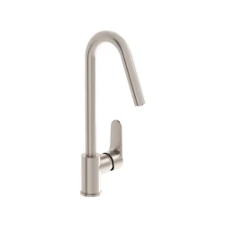 Vitra Root Round Fırçalanmış Nikel Eviye Bataryası A4274234 Hemen Al