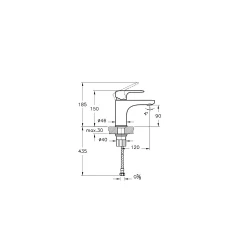 Vitra Root Round Fırçalanmış Nikel Lavabo Bataryası A4270534 Hemen Al