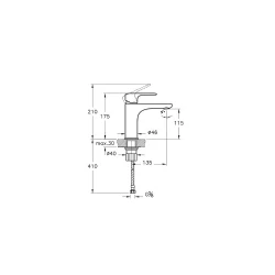Vitra Root Round Fırçalanmış Nikel Yüksek Lavabo Bataryası A4270634 Hemen Al