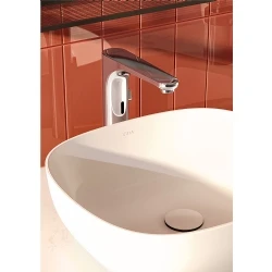 Vitra Root Round Temassız Çift Su Girişli Elektrikli Yüksek Lavabo Bataryası A47125 Hemen Al
