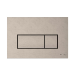 Vitra Root Square Fırçalanmış Nikel Kumanda Paneli 740-2395