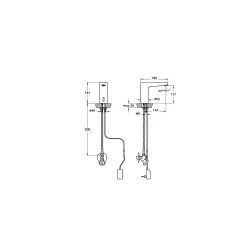 Vitra Root Square Temassız Tek Su Girişli Elektrikli Lavabo Bataryası A47127 Hemen Al