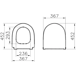 Vitra Sento Slim Yavaş Kapanır Klozet Kapağı - 120-003R009 Hemen Al