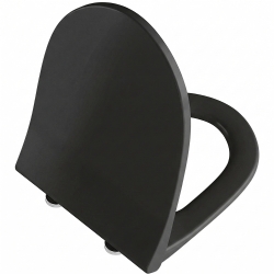 Vitra Sento Slim Yavaş Kapanır Mat Siyah Klozet Kapağı - 130-483R009