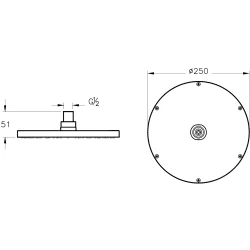 Vitra Suit 25 Cm Yuvarlak Mat Siyah Duş Başlığı - A4563836WTC Hemen Al