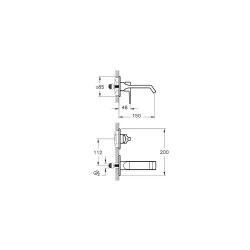 Vitra Suit Ankastre Lavabo Bataryası A42782 Hemen Al