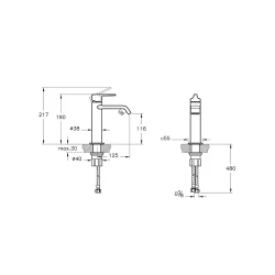 Vitra Suit Lavabo Bataryası A42816 Hemen Al