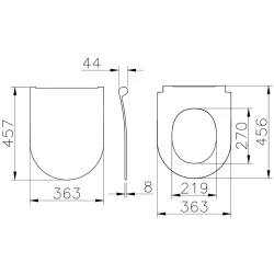 Vitra Universal Round Slim Yavaş Kapanır Klozet Kapağı - 210-003R009 Hemen Al