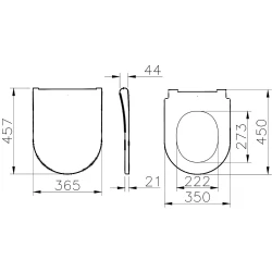 Vitra Universal Round Slim Yavaş Kapanır Mat Beyaz Klozet Kapağı - 231-401R009 Hemen Al