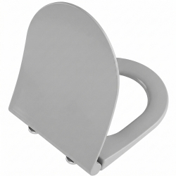 Vitra Universal Round Slim Yavaş Kapanır Mat Taş Gri Klozet Kapağı - 210-476R009